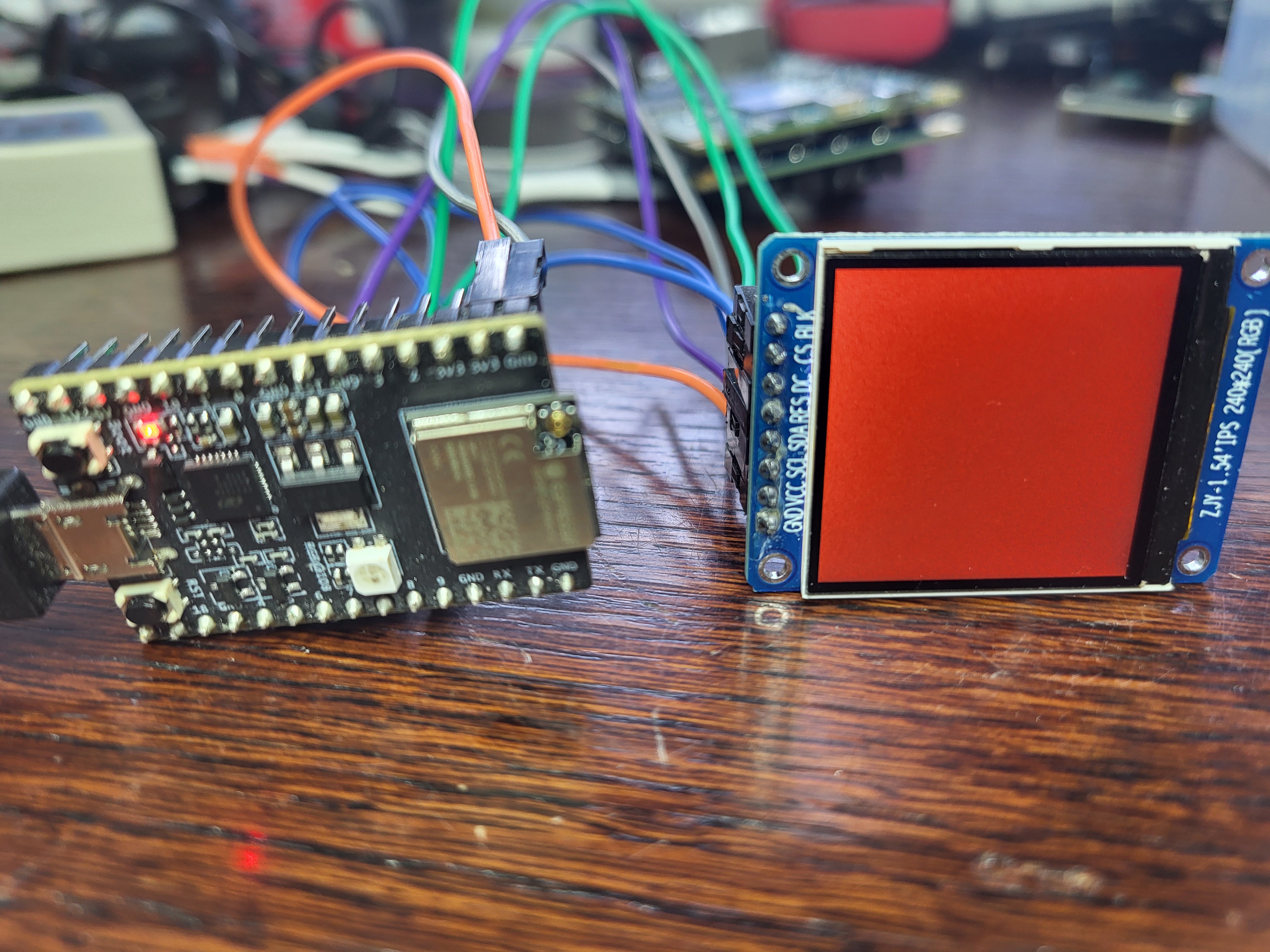 ESP32-C3 with ST7789 display